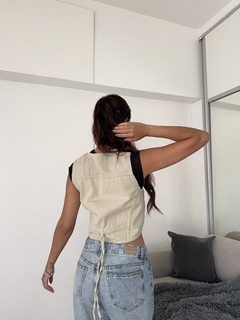 Chaleco gabardina lisa - tienda online