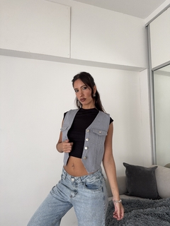 Chaleco gabardina lisa - Broxen