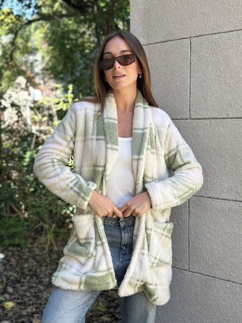 tapado corderito cuadrille - comprar online