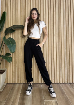 Pantalon cargo de rústico - Broxen