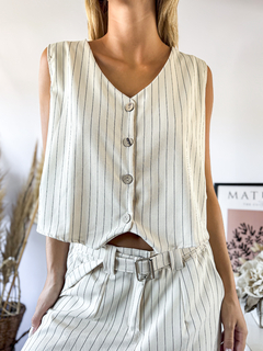 Conjunto Paleo Rayado de crep - tienda online