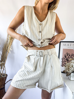 Conjunto Paleo Rayado de crep