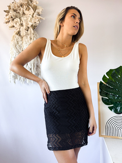 Pollera crochet (CON FORRERIA) - comprar online