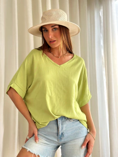 Blusa Denver lino spx - Broxen
