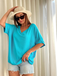 Blusa Denver lino spx - Broxen