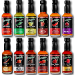 COMBO LINHA CLÁSSICA COMPLETA - 12 molhos 60ml cada + BRINDE! Chilli Brothers