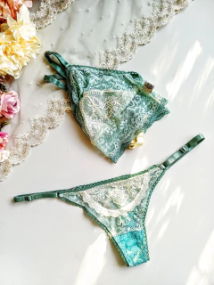 Imagen de Conjunto Oriana Puntilla Aqua