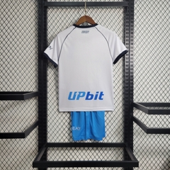 Camisa + Shorts Infantil Unissex Napoli Away II 2023/2024 EA7 - Azul - comprar online