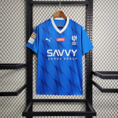 Camisa Al-Hilal Saudi I Home 2023/ 2024 Torcedor Masculina