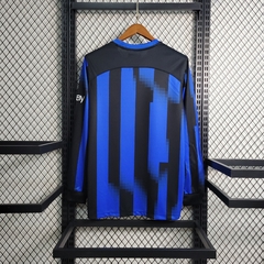 Camisa Inter de Milão I Home 23/24 Torcedor Masculina - Azul e Preta - comprar online
