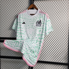 2023 2024 camisa seleçao mexico Away II Adidas branca copa do mundo catar mexicano