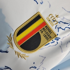 Camisa Seleção Bélgica Away II 2023 Torcedor Adidas Feminina - Azul Claro - CAMISAS DE FUTEBOL TAILANDESAS 1.1 - 12multimarcas