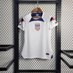 Camisa Seleção Estados Unidos Home I 2022/2023 Torcedor Nike Feminina - Branca