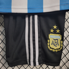 22 23 adidas selecao argentina azul marinho tricampeã mundial hermanos infantil los ninos criancas home I messi dybala dimaria 12Multimarcas