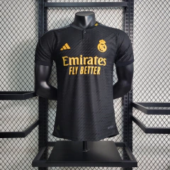 Camisa Real Madrid III Third 2023/2024 Jogador Adidas Masculina - Preto