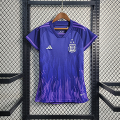 22 23 adidas selecao argentina azul marinho tricampeã mundial hermanos hermanas feminina mulheres away II messi dybala dimaria 12Multimarcas