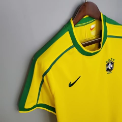 Camisa Retrô 1998 Seleção Brasileira I Masculina - Amarela na internet