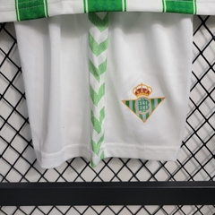 Camisa + Shorts Infantil Unissex Real Betis Home I 23/24 Hummel - Verde e Branca