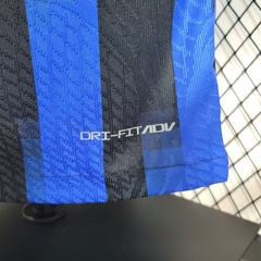 Imagem do Inter de Milão Home I 23/24 Jogador Masculina - Azul e Preta