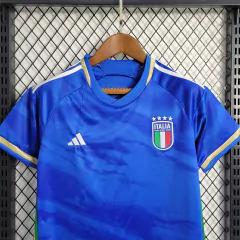 Camisa + Short Infantil Unissex Seleção da Italia I 2023/2024 Adidas - Azul - comprar online