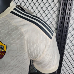 Camisa Roma II Away 23/24 Jogador Masculina - Creme na internet