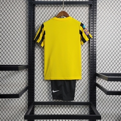 Imagem do Camisa + Short Infantil Unissex Al-Ittihad FC Home I 2023/2024 - Amarelo e Preto