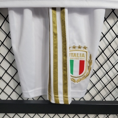 Camisa + Short Infantil Unissex Seleção da Italia Edição Limitada 125 anos 2023/2024 Adidas - Branca - loja online