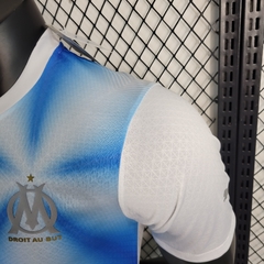 Camisa Olympique de Marseille Edição Comemorativa 30 anos UCL Jogador Puma Masculina - Branco na internet