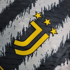 Camisa Juventus Home I 2023/2024 Jogador Masculina - Preta e Branca - CAMISAS DE FUTEBOL TAILANDESAS 1.1 - 12multimarcas