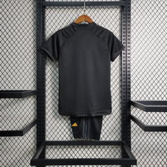 Camisa + Shorts Infantil Unissex Real Madrid Third III 2023 Torcedor Adidas
