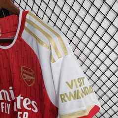 2023 2024 camisa arsenal gunners I Home Adidas arsenal vermelha branca masculino gabriel jesus zinchenko martinelli 12Multimarcas