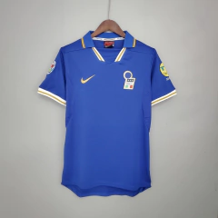 Camisa Seleção Itália Retrô Home 1996 Torcedor Masculina - Azul