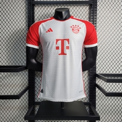 Camisa Bayern de Munique Home 2023/2024 Jogador Adidas Masculina - Branca