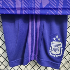 22 23 adidas selecao argentina azul marinho tricampeã mundial hermanos infantil los ninos criancas home I messi dybala dimaria 12Multimarcas