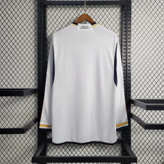 23/24 branca com amarelo, camisa home I la liga champions nova camisa do real madrid 2023 vinicius junior, rodrigo, benzema 12Multimarcas