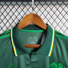 2023 2024 Celtic Edição Limitada trevo 4 folhas Adidas  Celtic Park  Liga dos Campeões da UEFA Leões de Lisboa João Filipe  Calton, Glasgow, Reino Unido