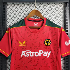 CAMISA WOLVERHAMPTON AWAY II 2023/2024 - Vermelho - comprar online
