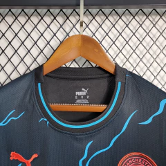 Camisa Manchester City Treino 23/24 Torcedor Masculina - Preto na internet
