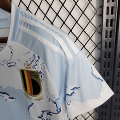 Camisa Seleção Bélgica Away II 2023 Torcedor Adidas Feminina - Azul Claro na internet