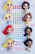 Adesivos Resinados Ref.: Mini Princesas