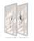 Quadro Decorativo Dupla Minimal Leaf 2 na internet