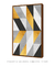 Imagem do Quadro Decorativo Gold Gray Strokes 3