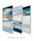 Quadro Decorativo Triplo Waves Sea Abstract - comprar online