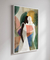 Quadro Decorativo Woman Black White Tropical - comprar online
