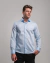 Camisa Manga Longa TRT Maquinetada Azul Claro