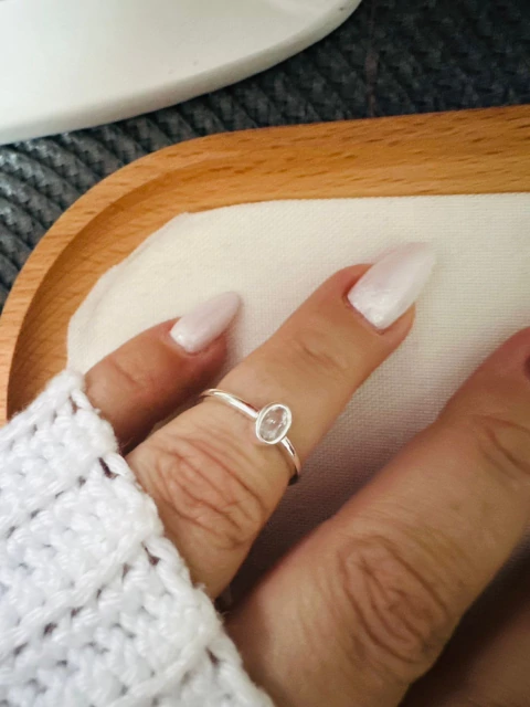 ANEL FALANGE ZIRCÔNIA OVAL PRT