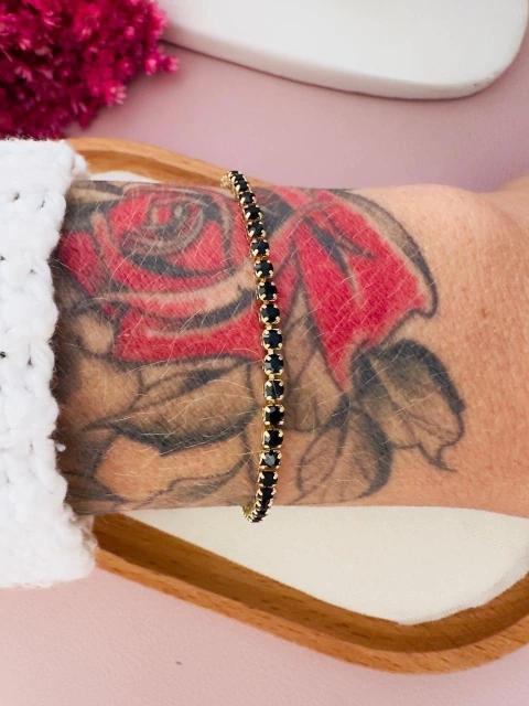 PULSEIRA RIVIERA BLACK 3MM OUR