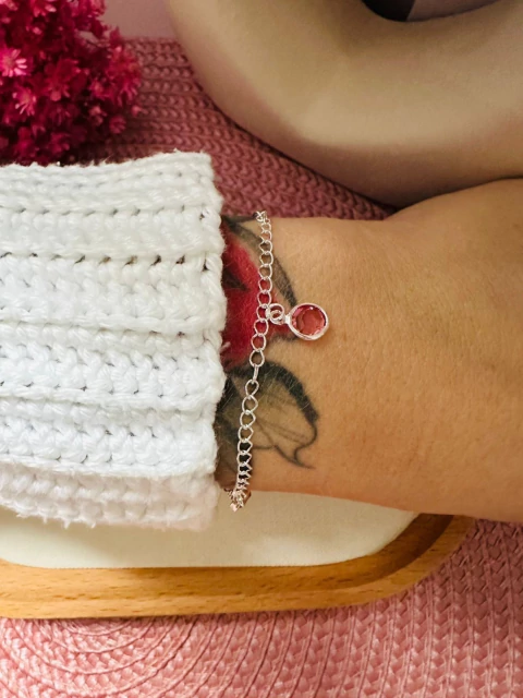 PULSEIRA PINGENTE ROSA LOLLA PRT - comprar online