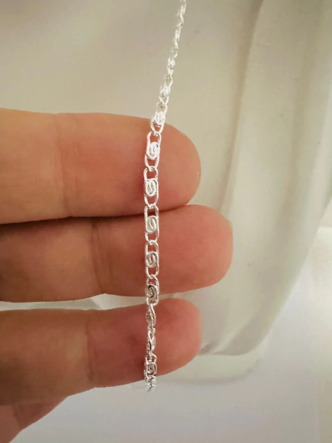 CORDÃO 60CM MASCULINA PIASTRINE