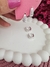 ARGOLA OVAL DUPLA DIAMANTADA